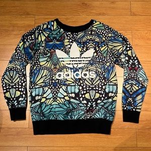 Mosaic print ADIDAS crewneck sweater